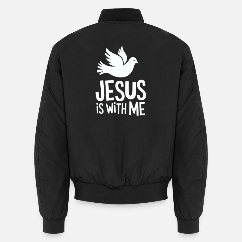 Jésus est avec moi Bomber unisexe