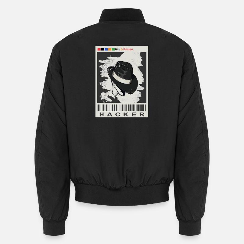 Hacker wanted Unisex Bomber Jacket