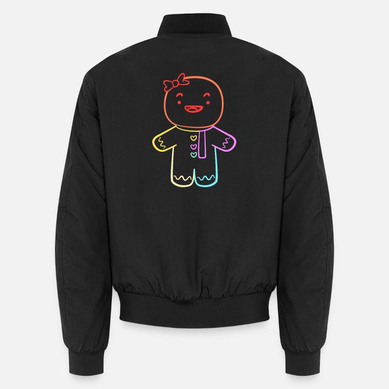 Gingerbread Christmas Gingerbread Man Gingerbread Unisex Bomber Jacket