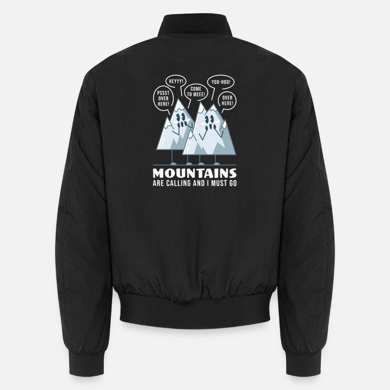 Mountains Calling Adventure Unisex Bomber Jacket