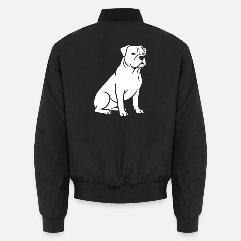 Dog dogs vector art design Unisex Bomber Jacket