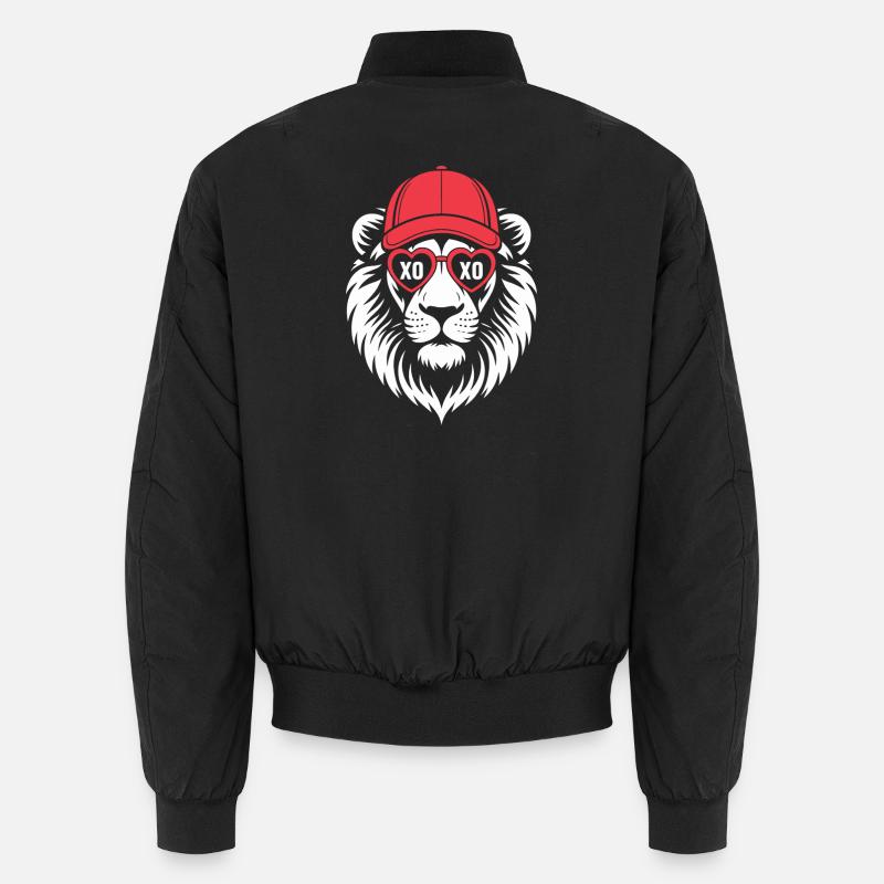 Bonnet de cœurs XO Lion Bomber unisexe