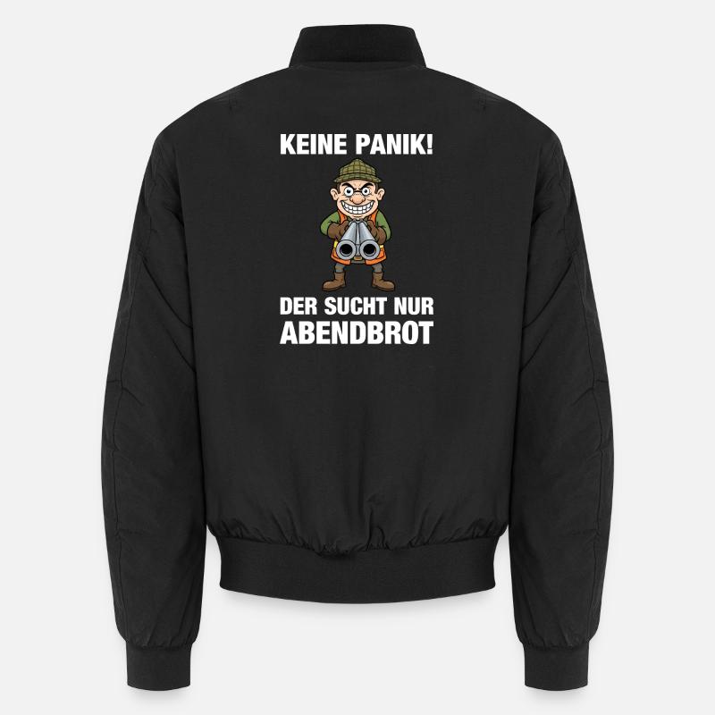 Jäger sucht Abendbrot Unisex Bomberjacke