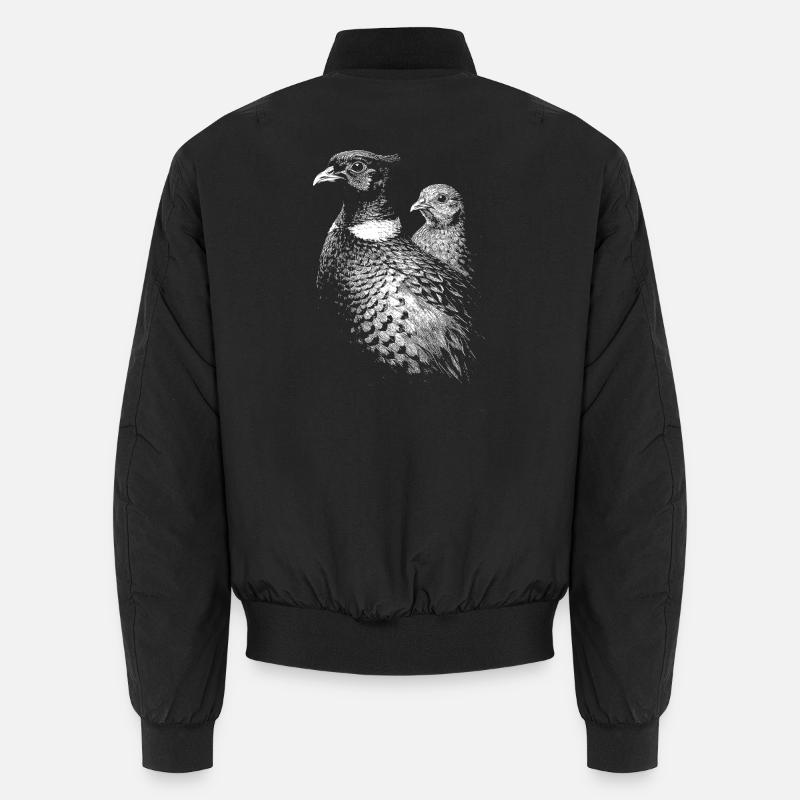 Faisan et poule Bomber unisexe