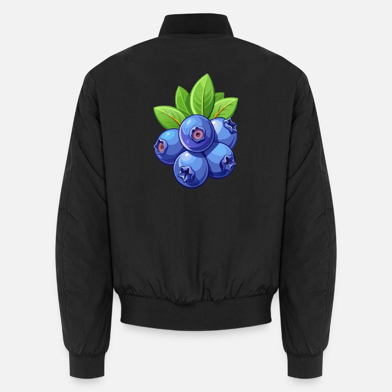 Myrtilles - Bomber unisexe - noir