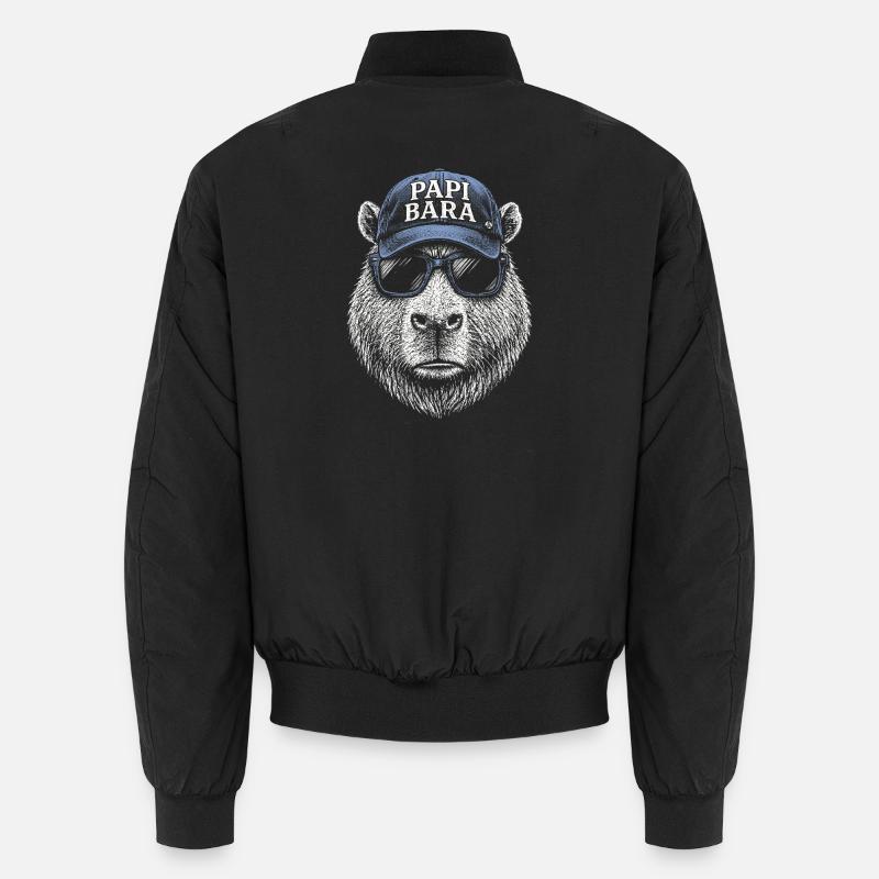 Papi Bara Bear avec des lunettes de soleil Bomber unisexe