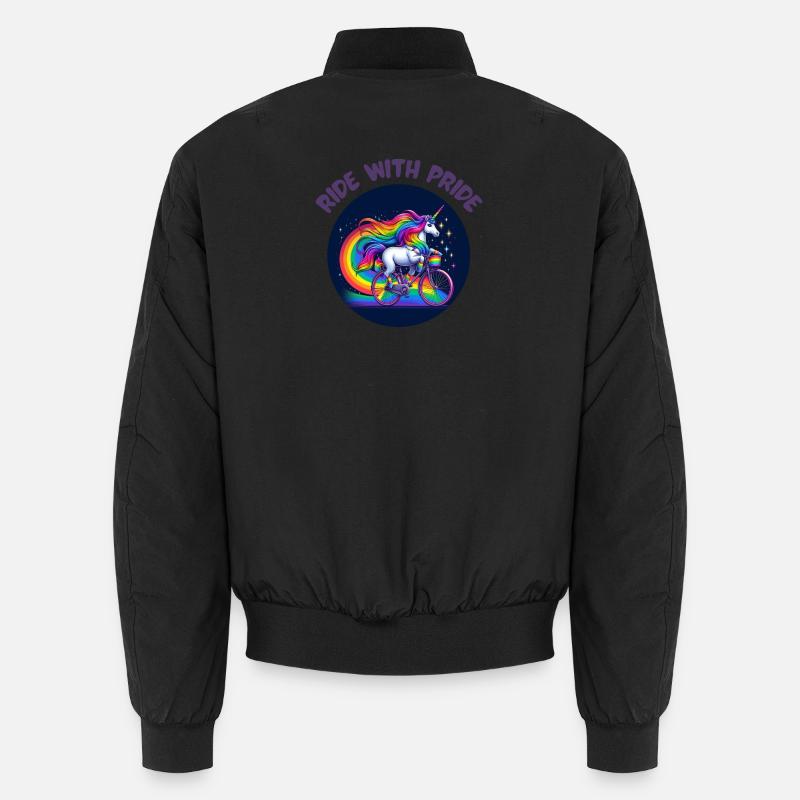 Fahren Sie mit Stolz Unisex Bomberjacke