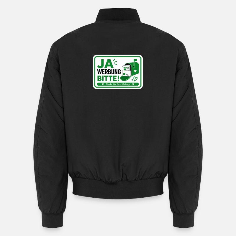 Ja bitte Werbung Unisex Bomberjacke