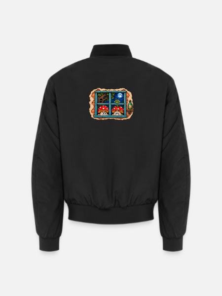 1000195617 - Unisex Bomberjacke - Schwarz