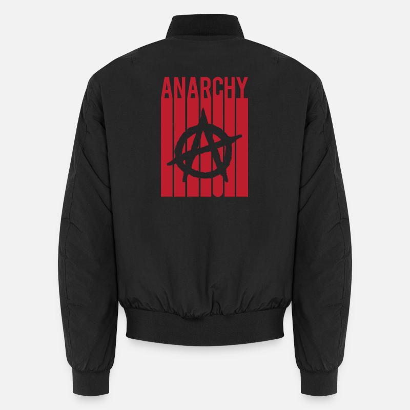 anarchy t shirt design Anarchy anarchy anarki Unisex Bomber Jacket