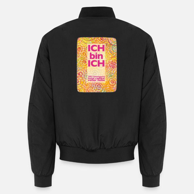 Regenbogen Spiralen Ich bin Ich - Sonja Ariel Unisex Bomberjacke