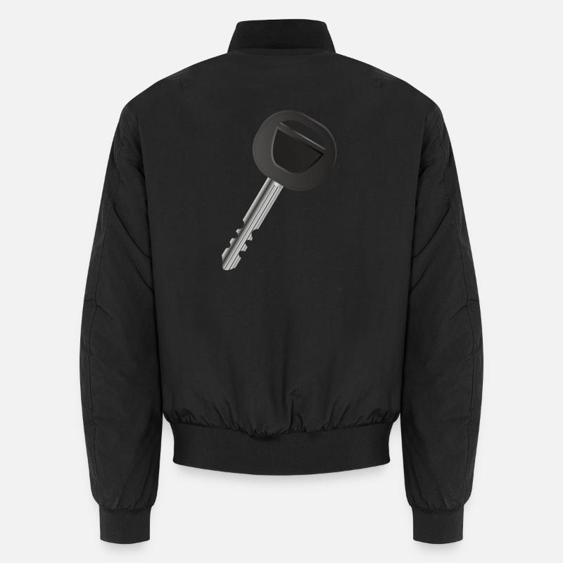 Single car key for automobile fans Unisex Bomber Jacket