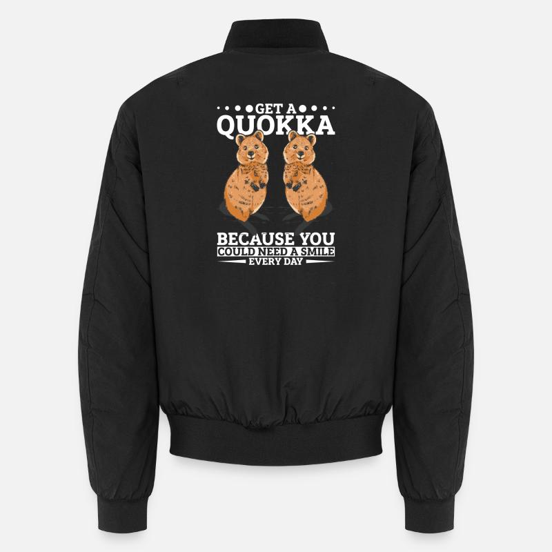 Holen Sie sich einen Quokka Unisex Bomberjacke