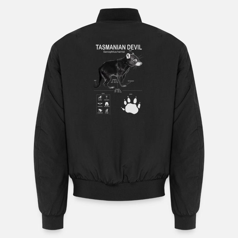Tasmanian Devil - Unisex Bomber Jacket - black