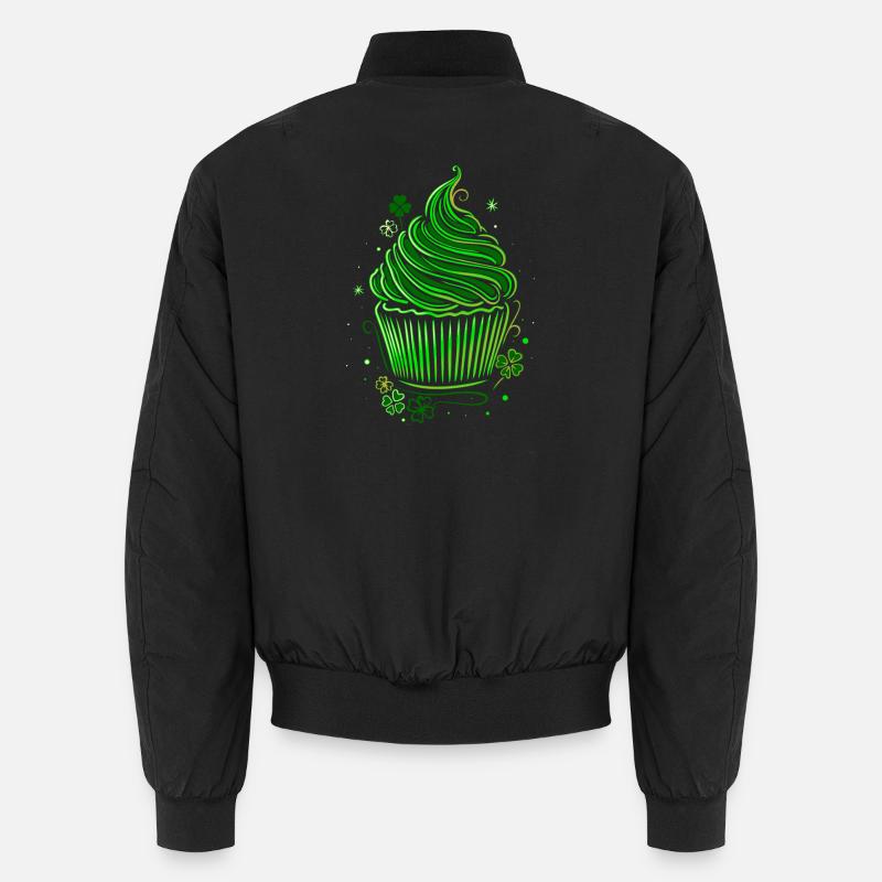 Muffin Cupcake de la Saint-Patrick Bomber unisexe