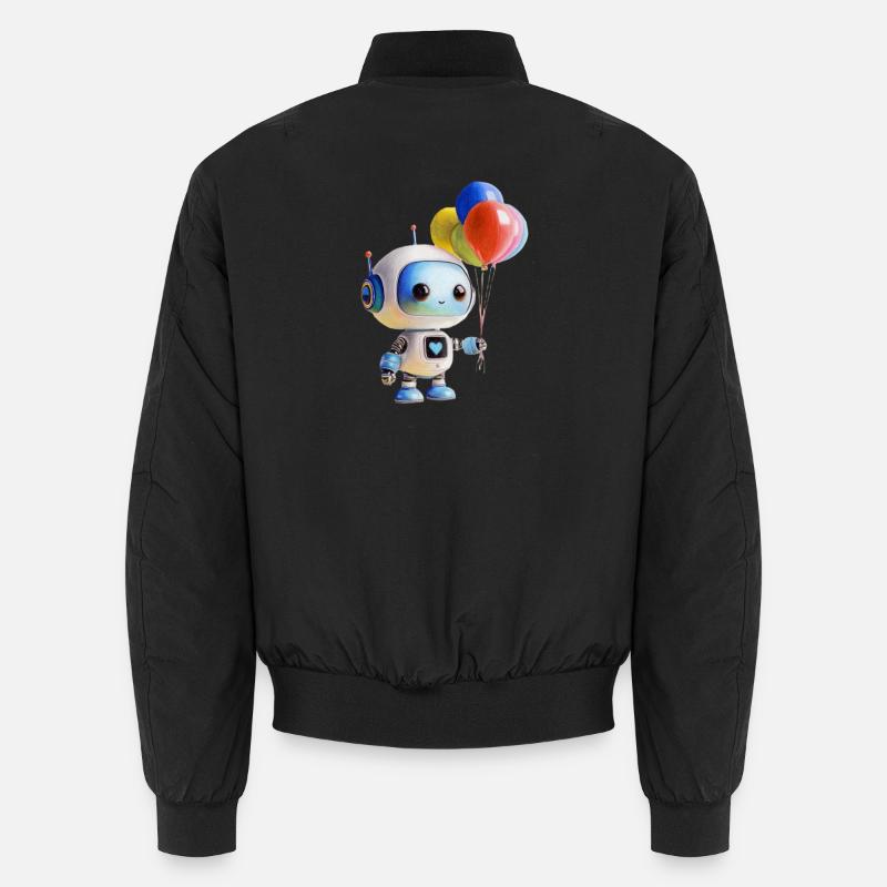 Ballon robot - Bomber unisexe - noir