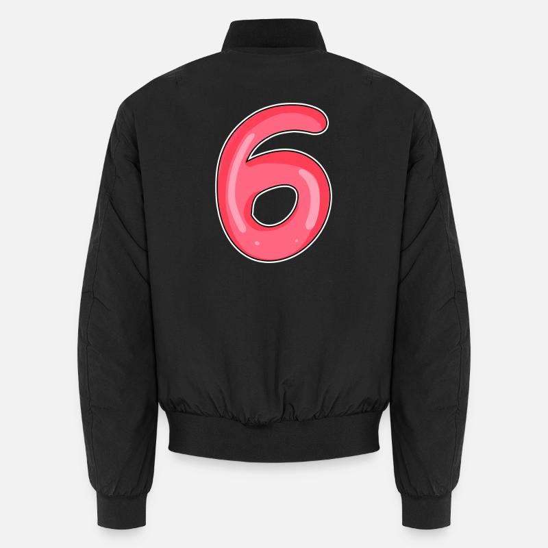 6 - Bomber unisexe - noir