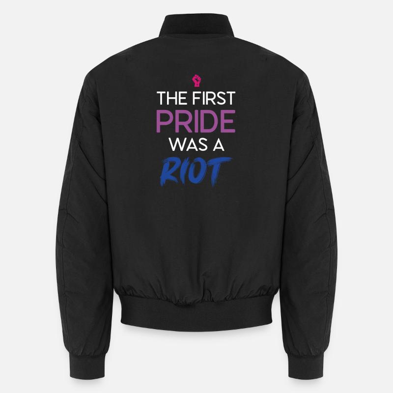 LGBT Pride Month - The First Pride Was a Riot Unisex Bomber Jacket