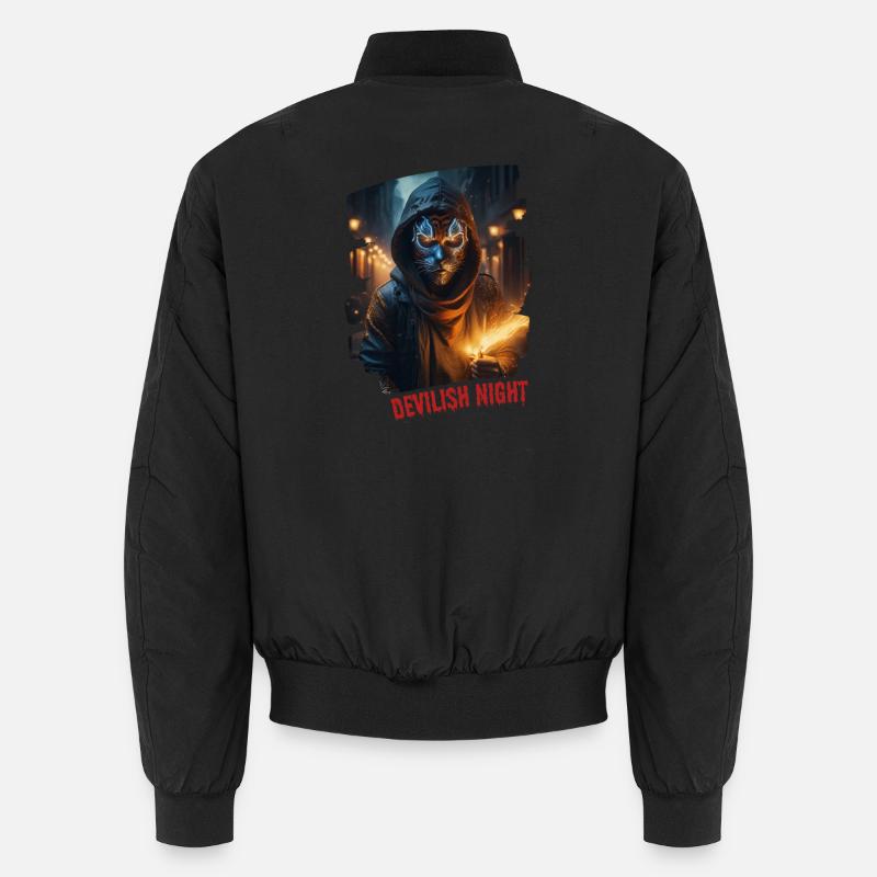 DEVILISH NIGHT Unisex Bomber Jacket