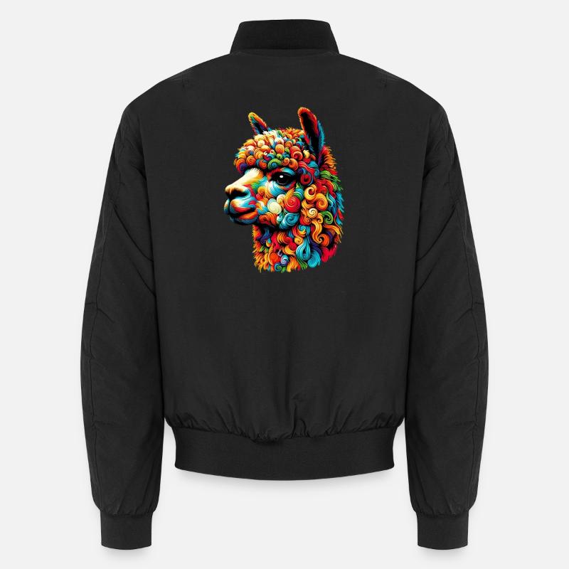 Alpaca Unisex Bomber Jacket