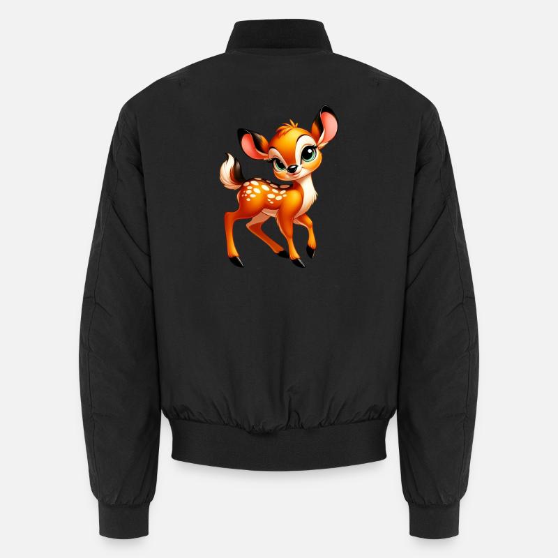Rehbraun Unisex Bomberjacke