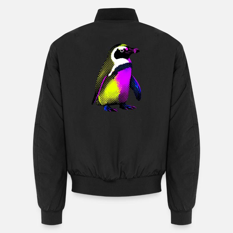 Pingouin - Bomber unisexe - noir