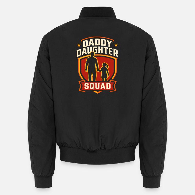 Daddy Daughter Squad Matching Vater Tochter Unisex Bomberjacke
