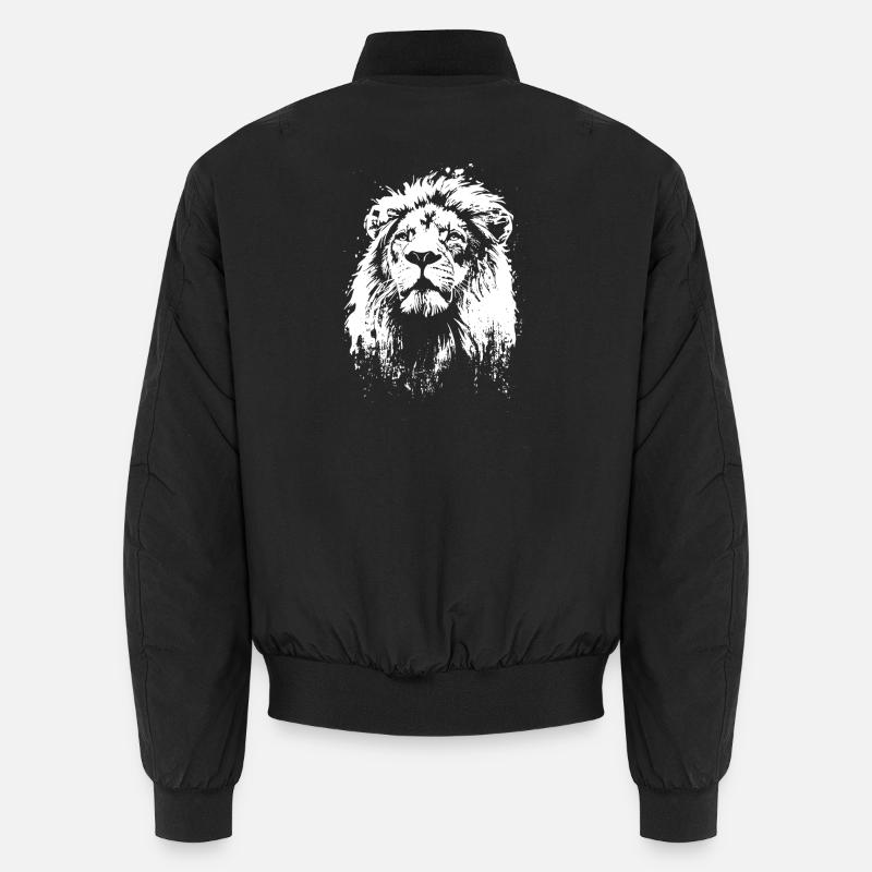 lion face lion head Unisex Bomber Jacket