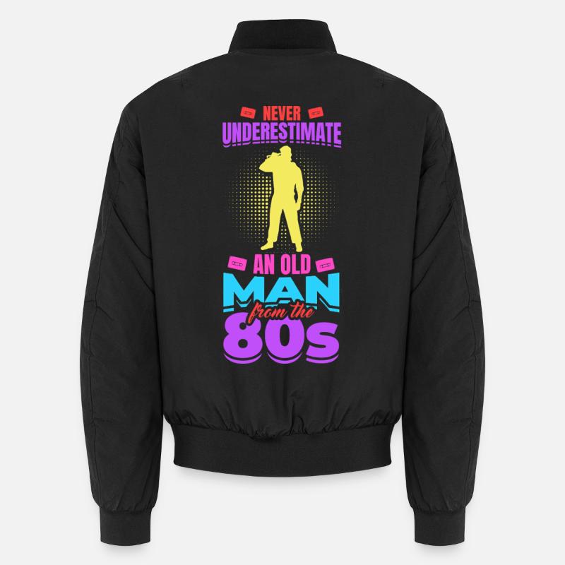 80er Großvater Unisex Bomberjacke