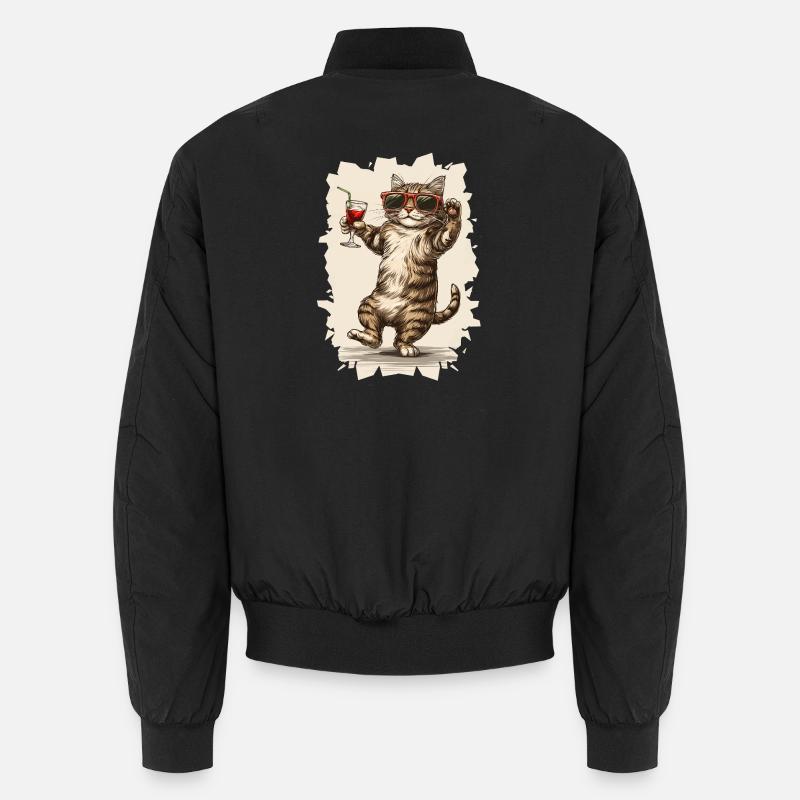 Chat de fête :) Bomber unisexe