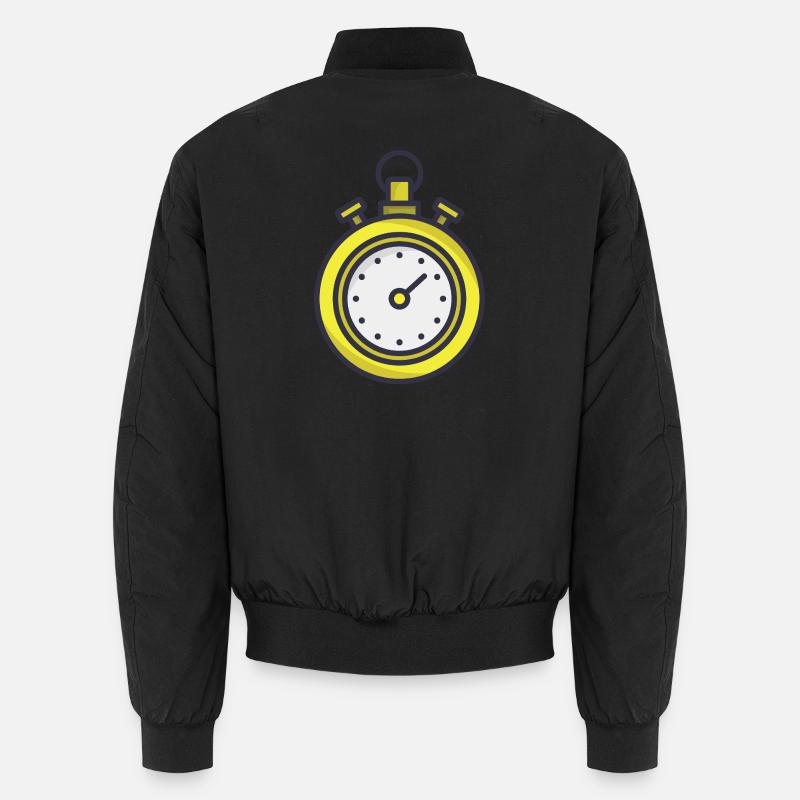 Stopwatch Unisex Bomber Jacket