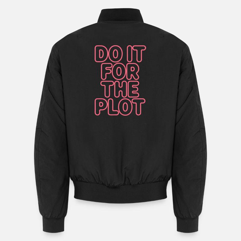 Do It For The Plot Neon Unisex Bomber Jacket