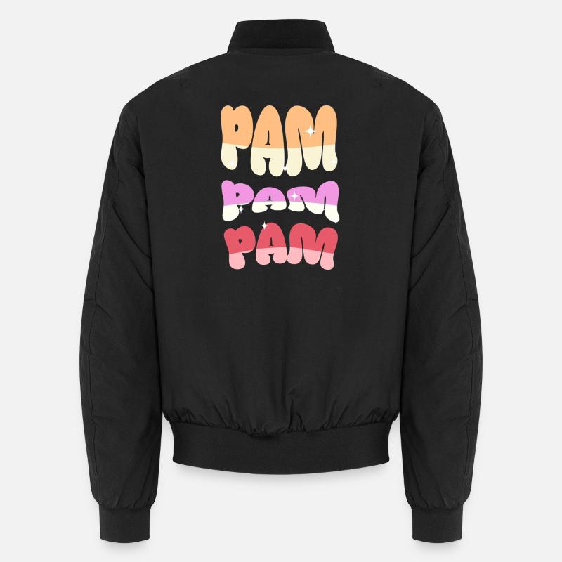 Pam - Unisex Bomber Jacket - black