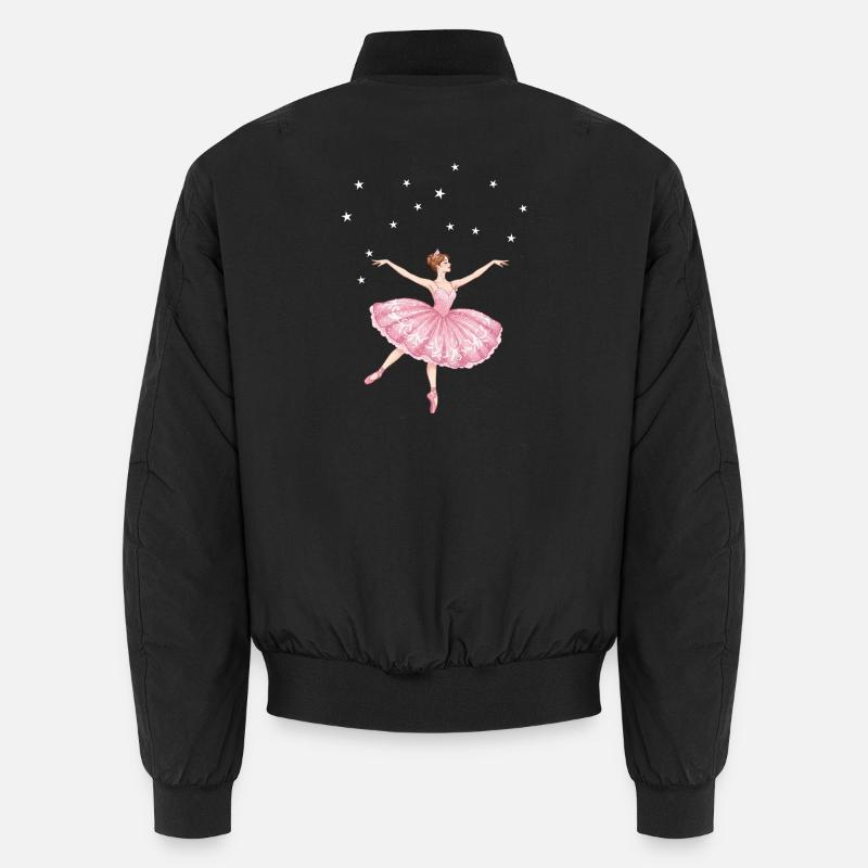 Princess Dancing Ballet - Unisex Bomber Jacket - black