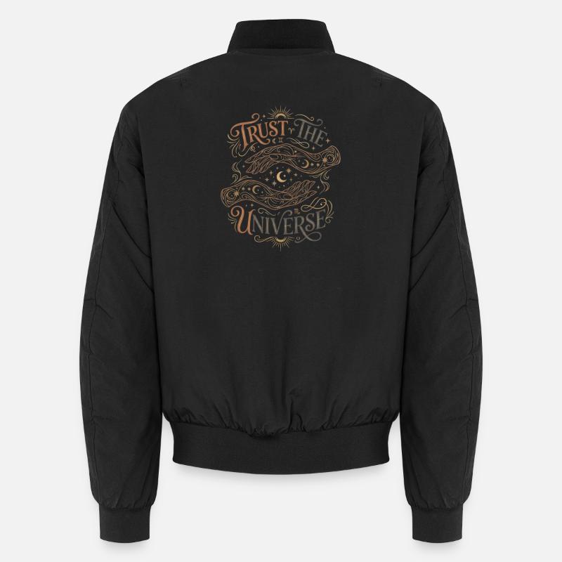 Vertrauen ins Universum Unisex Bomberjacke