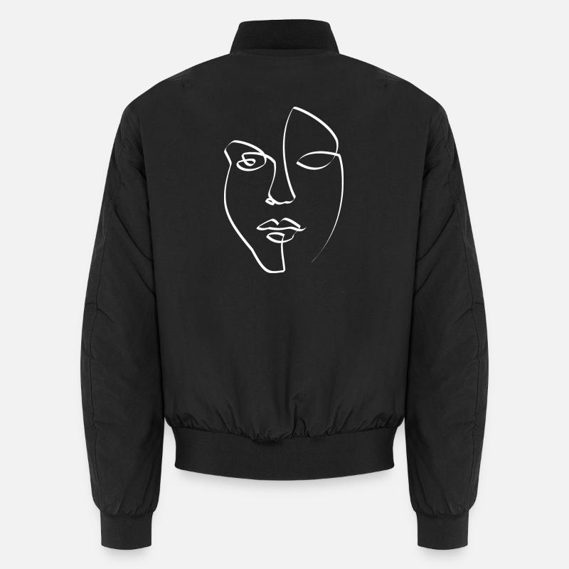 Face - Bomber unisexe - noir