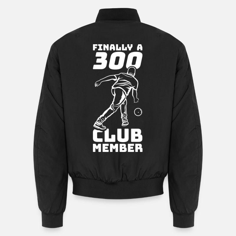 Lustiger Bowling Spruch Unisex Bomberjacke