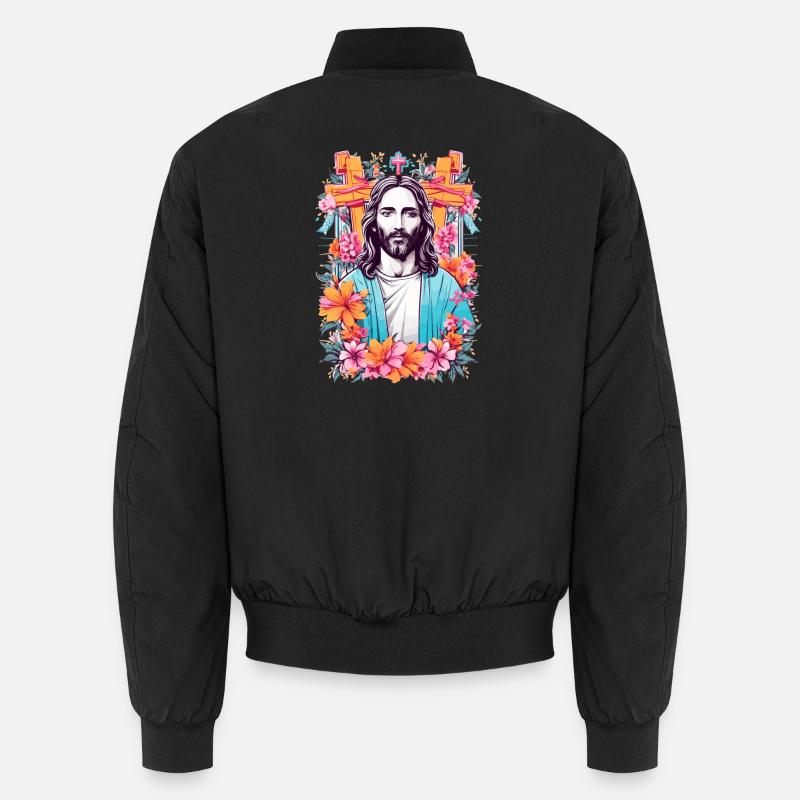 Jesus Christus Unisex Bomberjacke