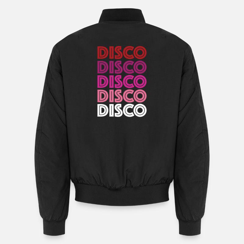 Disco Disco Disco - Unisex Bomberjacke - Schwarz