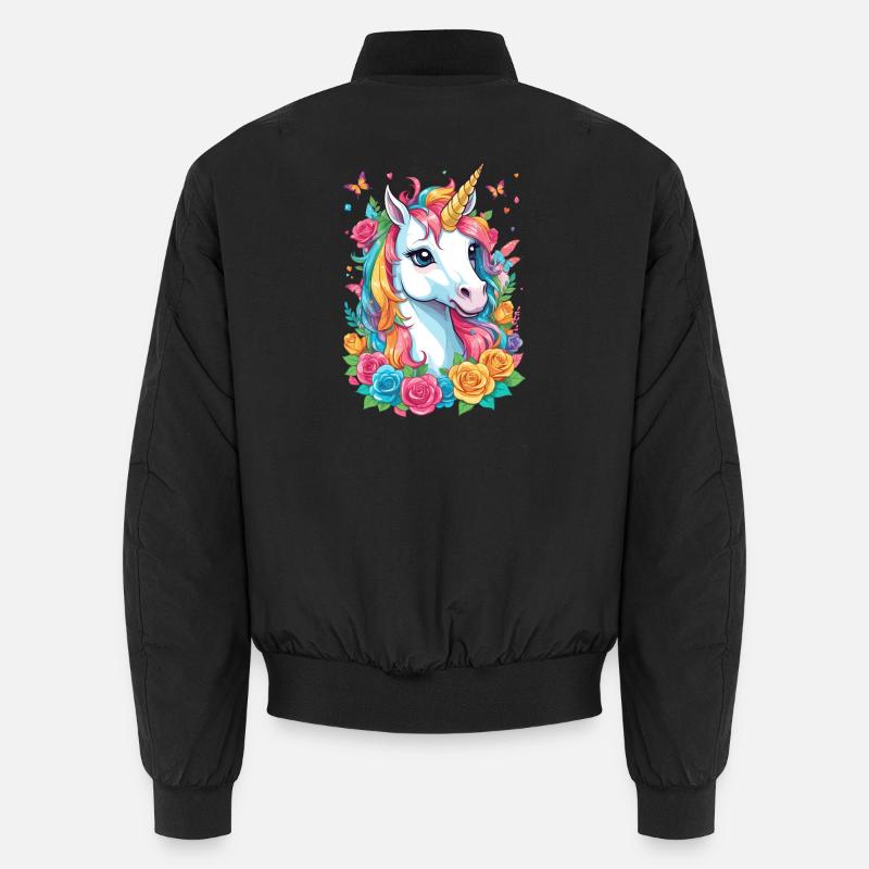 Licorne mignonne Bomber unisexe