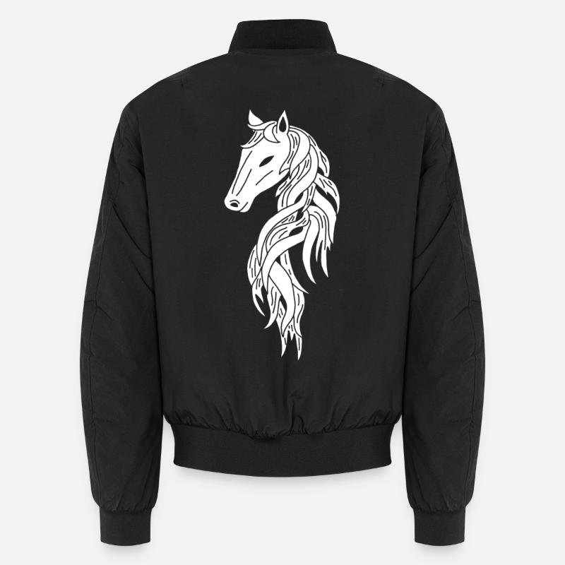 Cheval blanc Bomber unisexe