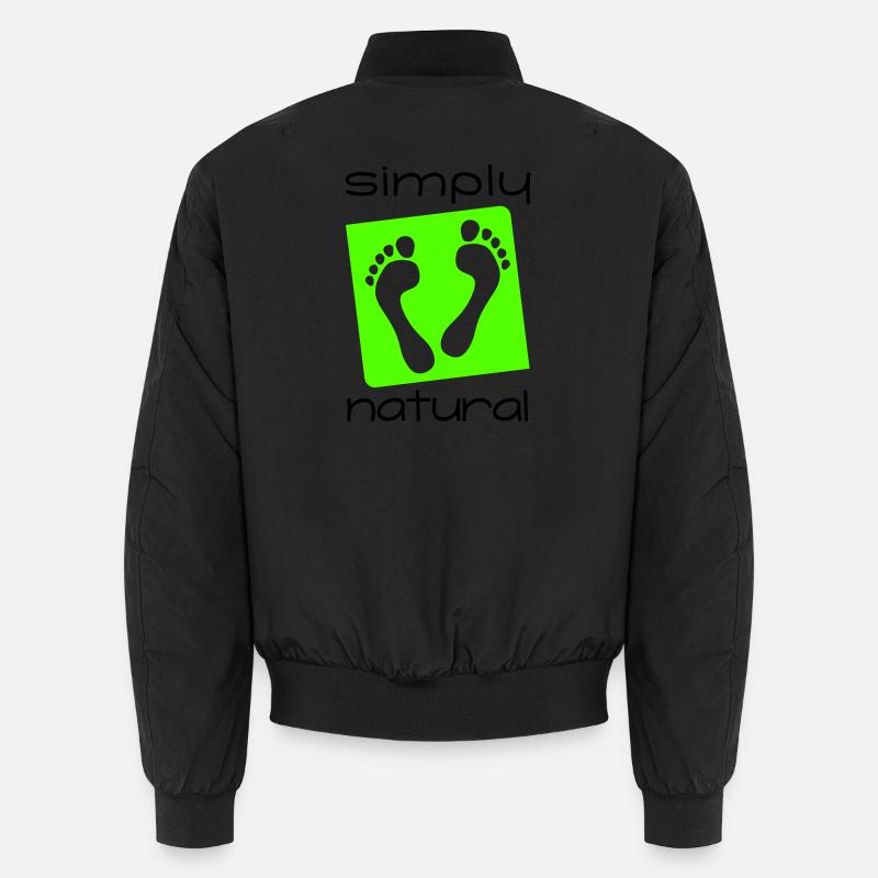 Simply Barefoot | simply barefoot simply natural 2C Unisex Bomber Jacket