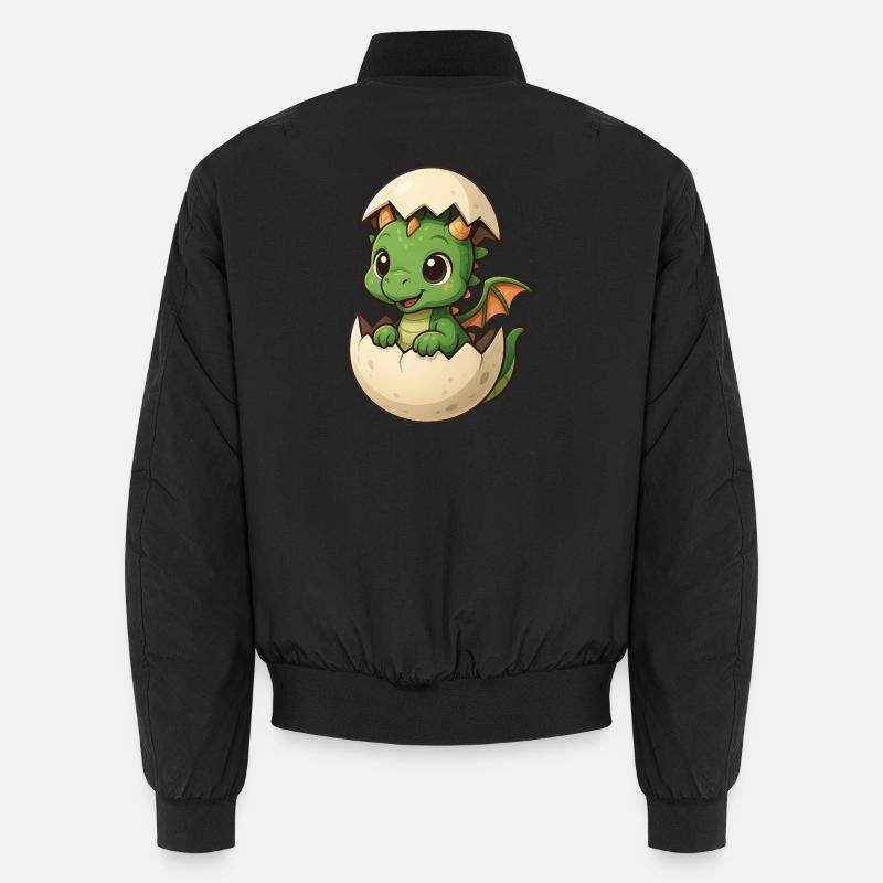 Bébé Dragon Mignon, Tout Juste Éclos. pour Enfants Bomber unisexe