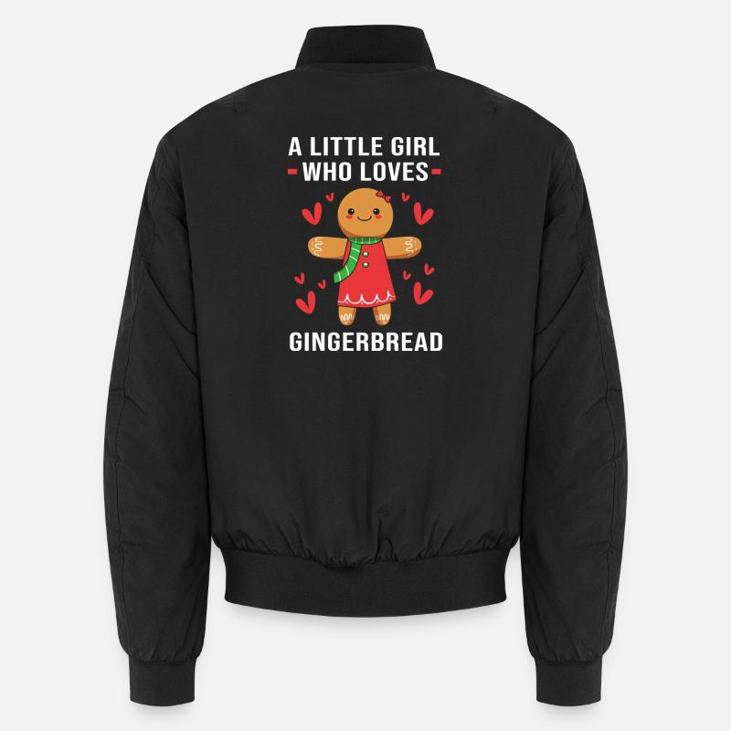 Gingerbread Christmas Gingerbread Man Unisex Bomber Jacket
