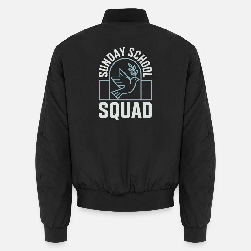 Sunday School Dove Squad Unisex Bomber Jacket