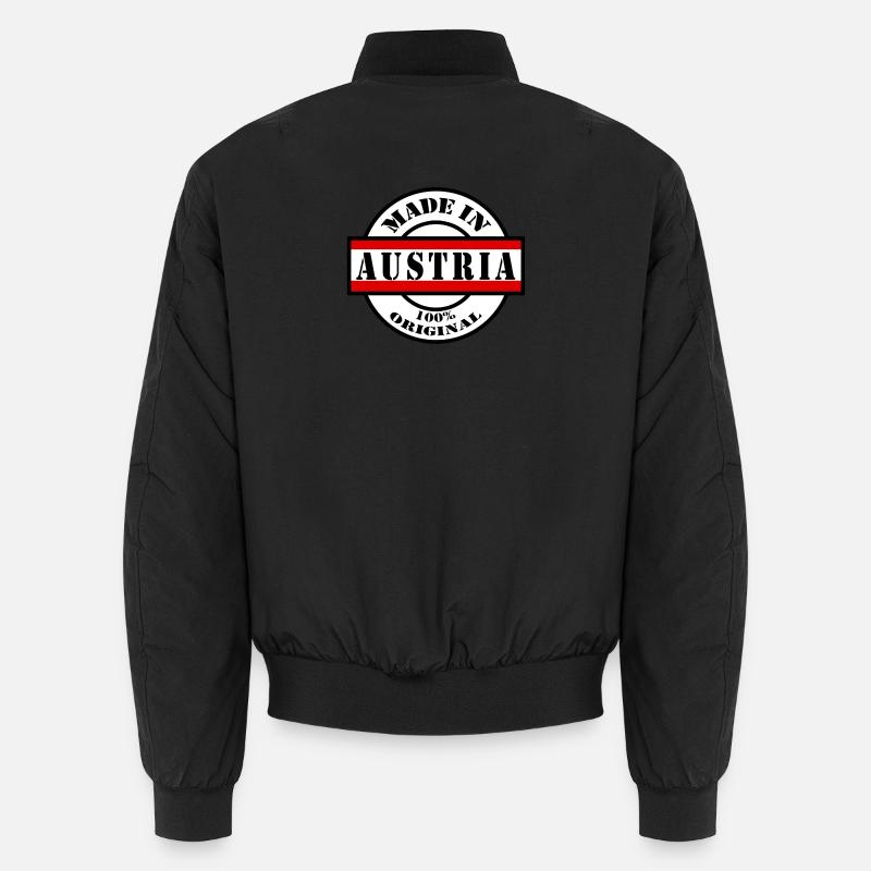 MADE IN AUSTRIA Autriche Cadeau de drapeau Bomber unisexe