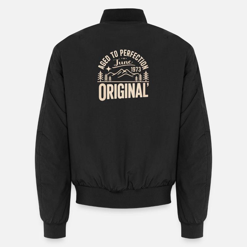 Juni 1973 – Legende der Gipfel und Berge Unisex Bomberjacke
