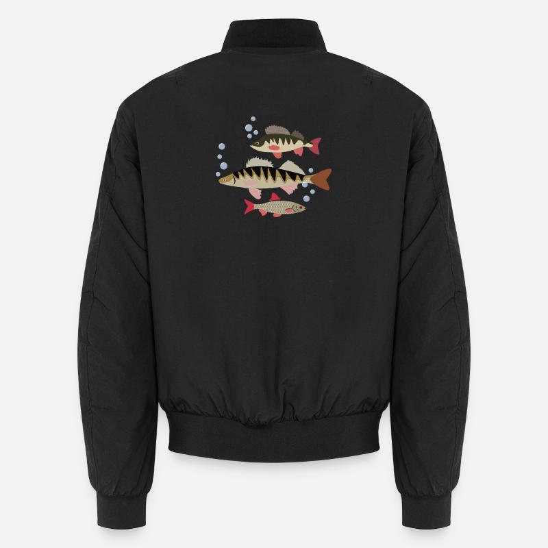 Fisch Unisex Bomberjacke