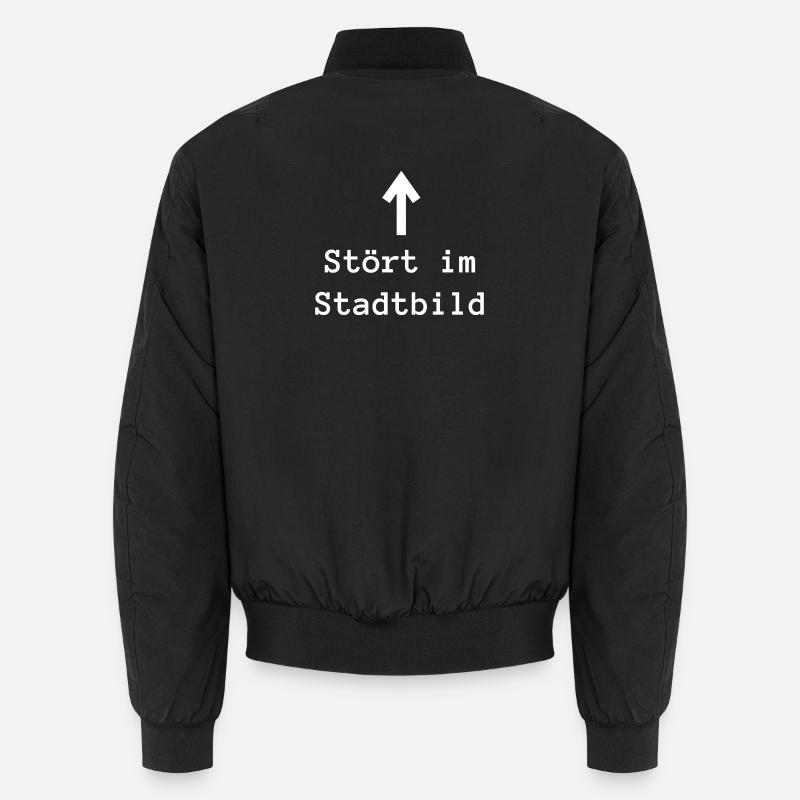 Disturb the cityscape Unisex Bomber Jacket