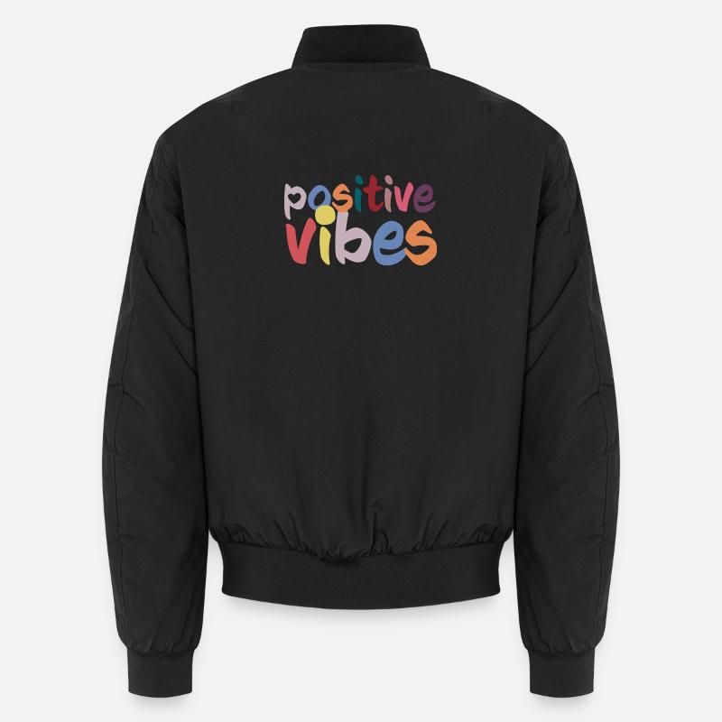 Ondes positives - Bomber unisexe - noir